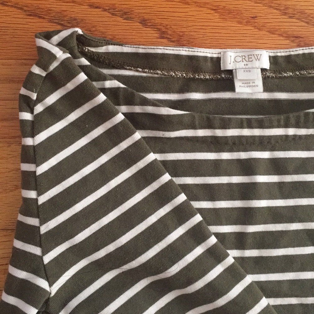 J. Crew boat neck tee